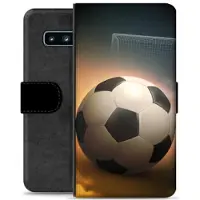 Mtp Products Samsung Galaxy S10 Premium Plånboksfodral - Fotboll
