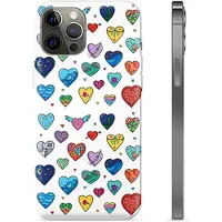 Mtp Products iPhone 12 Pro Max TPU-Skal - Hjärter