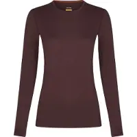 Icebreaker Women Merino 200 Oasis LS Crewe Java