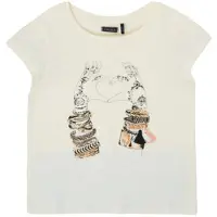 Ikks T-shirts med korta ärmar XS10002-11-C flickor - Vit - 8 år