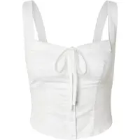 Noar studios Topp 'CORSET TOP' vit