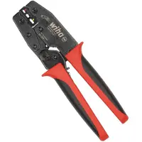 Wiha - 45957 - Crimpwerkzeug für Kabelschuhe 45957 Crimptång Isolerad kabelsko, Kontakt 0.5 till 6 mm²