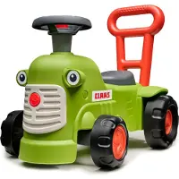 Falk Claas Rutscher (Vintage), 1 År, 4 hjul, Plast, Grön, Grå