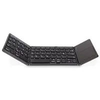 Mtp Products Vikbart Trådlöst Tangentbord med Styrplatta BK06 - Svart