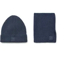 Liewood Gåvoset - Mössa/Halsvärmare - Lina - Classic Navy - - 3-4 år (98-104) - Mössa