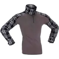 Invadergear Flannel Combat T-shirt Med Lång ärm