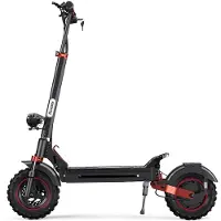 IScooter iX5S Off-Road Electric Scooter 1000W Motor, Up to 45km/h, 48V15Ah Battery, Full Suspension, 11 Pneumatic Tires, Disc Brakes, Cruise control iX5S: 1000W 48V15Ah svart