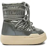 Moon boot - Après-ski - Jr Park Boot Silver för Unisex - Barnstorlek 29 - Grå
