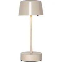Star Trading Liten solcellsladdad bordslampa, Beige