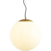 QAZQA Skandinavisk pendellampa opalglas 40 cm - Ball 40
