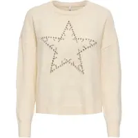 ONLY Tröjor ONLRENATA kvinnor - Beige - EU S