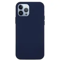 Mtp Products iPhone 15 Pro Liquid Silikonskal - Mörkblå