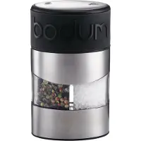 Bodum Twin - Salt and pepper grinder - Storlek 6.8 cm - Höjd 11.2 cm - svart