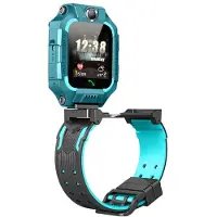 Essager Aishi Q19r Kids Smart Watch Dubbla kameror 360 Rotation Flip Design Vattentät Lbs Sos Barn Mobiltelefon För 2g Gsm Network Green Q19R
