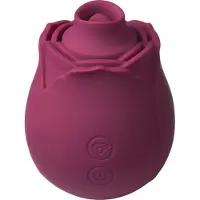 Skins Rose Flutterz - klitorisstimulator med uppladdningsbart batteri (lila)