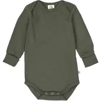 Müsli Body l/ä - Cozy Jag - Deep Green - - 68 - Body L/Ä