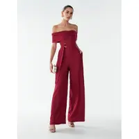 BWLDR Jumpsuit 'Ava' röd