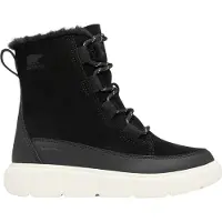Sorel Vinterkängor - Ungdom Explorer III WP - Svart/Sea Salt - - 35 - Vinterkängor