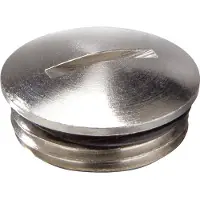Wiska 10065082 EMVS-ORD 20 Blindplugg stötsäker M20 Metall Natur 100 st