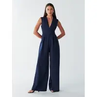 BWLDR Jumpsuit 'ROMANCE JUMPSUIT' marinblå