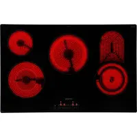 Siemens iQ300 ET801FCP1D - Keramisk häll - 4 kokplattor - Fördjupning - bredd: 78 cm - djup: 50 cm - slät - svart