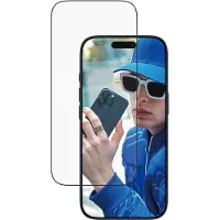 PanzerGlass - Skärmskydd för mobiltelefon - ultrabred passning med EasyAligner - glas - ramfärg svart - för Apple iPhone 17 Pro