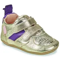 Easy peasy Sneakers MY PRE BASKET VELCRO flickor - Guldfärgad - 24