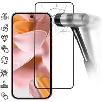 Mtp Products Google Pixel 10 Pro Heltäckande Härdat Glas Skärmskydd - 9H - Svart Kant