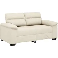 vidaXL 2-sitssoffa 160x81x84 cm linne