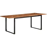 vidaXL Matbord 200x100x75 cm massivt trä akacia