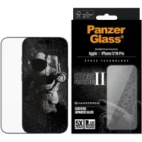 PanzerGlass Ceramic II Screen Protector iPhone 17 | iPhone 16 Pro | Ultra-Wide Fit w. EasyAligner