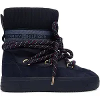 Tommy Hilfiger Logo Tape Warm Lined Lace Up Snow Boots