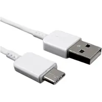 Mtp Products USB till USB-C laddningskabel för iPhone 15 Pro/15 Pro Max/16 Pro/16 Pro Max/17 Pro/17 Pro Max - 1m - Vit