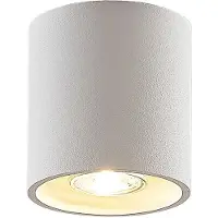 LINDBY Taklampa Parvin , dimbar, Vitt / opal, Vardagsrum / matsal, Aluminium / grå / zink, Modern, Taklampa