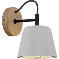 LUCANDE Vägglampa , Kalinda, dimbara, Grå, Vardagsrum, Betong, Skandinavisk
