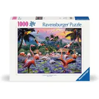 Ravensburger Jigsaw puzzle Pink Flamingos 1000 pcs. Golv