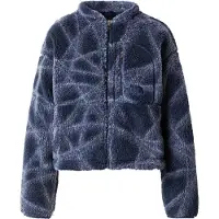 The North Face - Varumärken - W Extreme Pile Fz Jacket 2 Print Summit Navy Sun Halos för Unisex - Storlek L - Marinblå