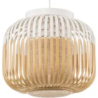 Forestier Taklampor , Bamboo Light XS, dimbara, Vit, Vardagsrum, Bambu, Design