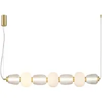 Loom Design Taklampa , Pearl 7, dimbara, Guld / mässing, Vardagsrum, Glas, Modern