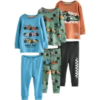 Next Pyjamas azur / jade / mandarin / svart