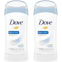 The Helper Bees , Osynlig Fast Solid Deodorant, Original Clean, Tvilling Pack, 2 Pack, 2,6 oz (74 g) Varje