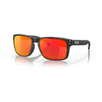 Oakley - Solglasögon - Holbrook Matte Black Camo Prizm Ruby för Unisex - Svart