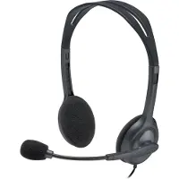 Logitech Stereo H111 - Headset - på örat - kabelansluten