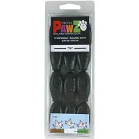 Pawz - Rubber Dog Boots - XXXS - Black - 12 pcs