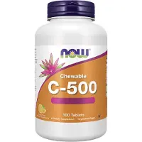 Now , C-500, Apelsin, 100 Tabletter