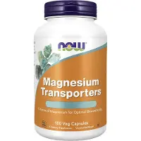 Now , Magnesium Transportörer, 180 Veganskapslar