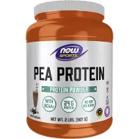 Now , Sport, Peaproteinpulver, Kremig choklad, 2 lbs (907 g)