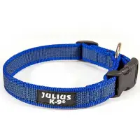 Julius-K9 K9 C&G halsband, blå/grå, 25 mm / 39–65 cm
