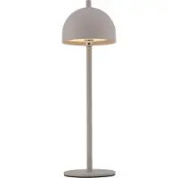 Schöner Wohnen LED-batteridriven bordslampa Bellies, Sandbrise, IP54 dimbar, Creme / bärnsten, Vardagsrum / matsal, Metall, Skandinavisk