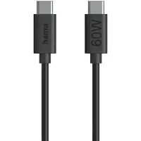 Hama USB-C Kabel USB 2.0 USB-C-kontakt 1.2 m Svart 00086446